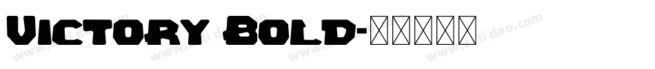 Victory Bold字体转换